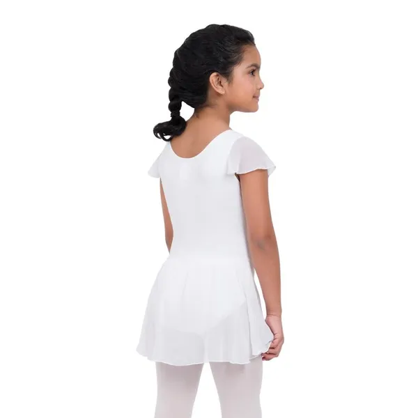 Capezio flutter sleeve dress, dressz szoknyával