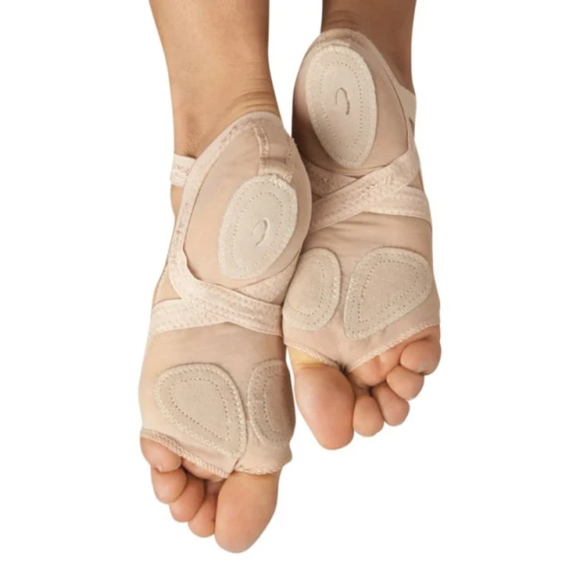 Capezio Full Body footUndeez Foot Thongs, forgótalp sarokkal férfiaknak