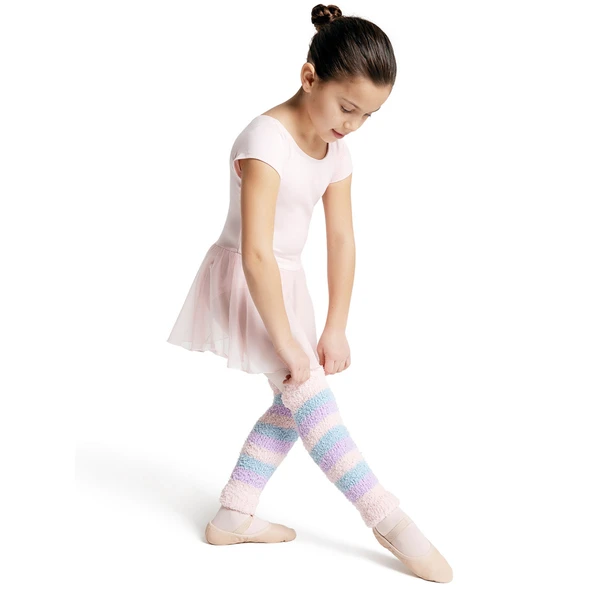 Capezio Harmonie, csíkos lábszármelegítő gyerekeknek
