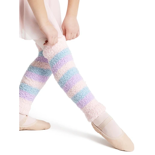 Capezio Harmonie, csíkos lábszármelegítő gyerekeknek