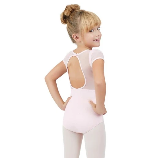 Capezio puff sleeve keyhole back leotards, gyerek balett dressz