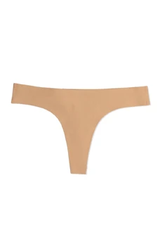 Capezio Seamless Thong, bézs női tanga