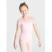 Capezio swiss dot keyhole back, rövidujjú gyerek dressz