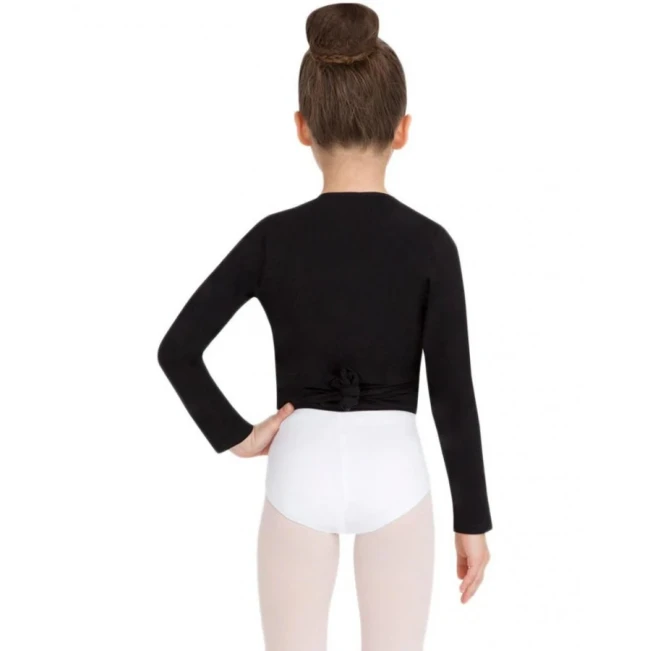Capezio Tactel wrap top, detský top na zahriatie