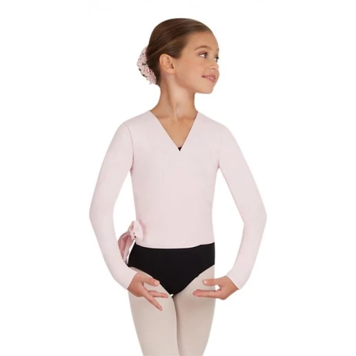 Capezio Tactel wrap top, detský top na zahriatie Capezio Tactel wrap top, detský top na zahriatie