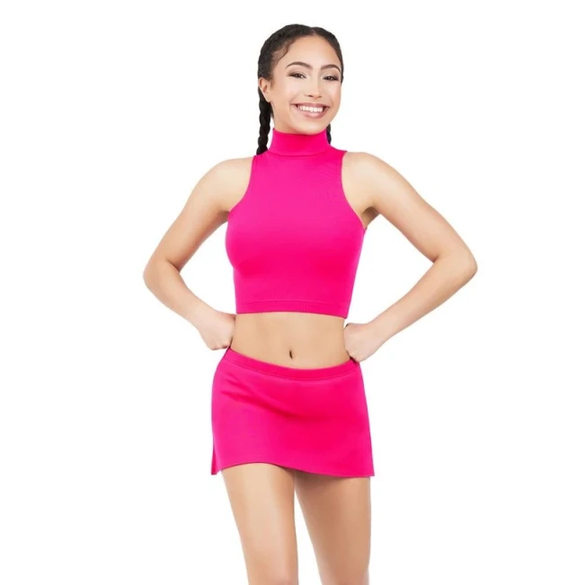 Capezio Team Basic Mock neck top, garbós sport felső Capezio Team Basic Mock neck top, garbós sport felső