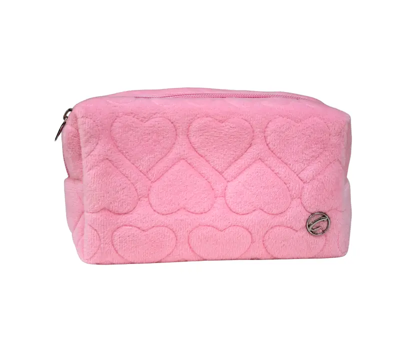 Capezio, szív alakú kozmetikai táska - Pink rózsaszín 