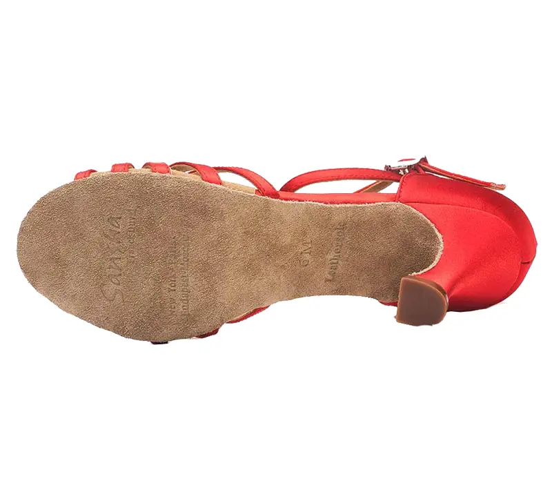 Sansha Alaia BR30016C, latin cipő - Testszínű - barna