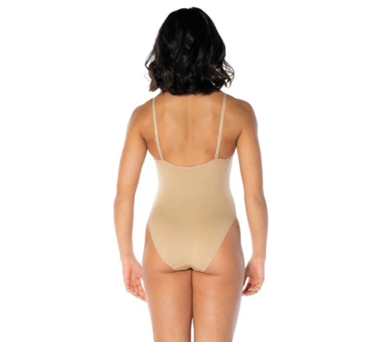 Capezio Camisole Clear Straps 3532B, balett dressz a jelmez alá - Telová - nude