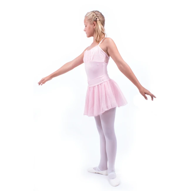 Capezio Swiss dot cinch, pöttyös szoknya - Rózsaszín Capezio