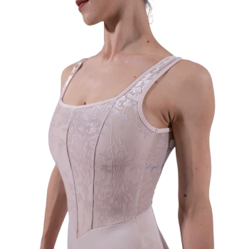 Capezio Cristóbal, női dressz vastag pántokkal - Kristályszürke Capezio